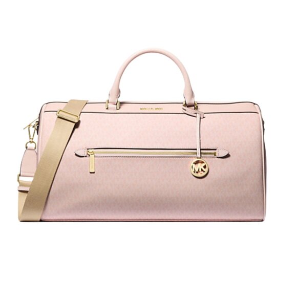 ๐NWOT Michael Kors Duffel Travel Bag โข Light Powder Blush - Picture 2 of 9